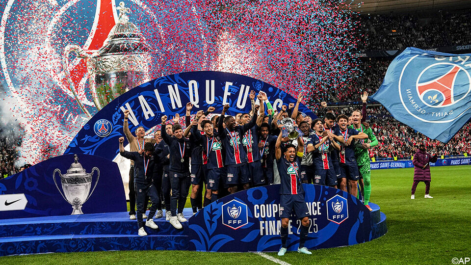 Kan PSG na de beker (en eerder de titel) volgende week de Champions League winnen?
