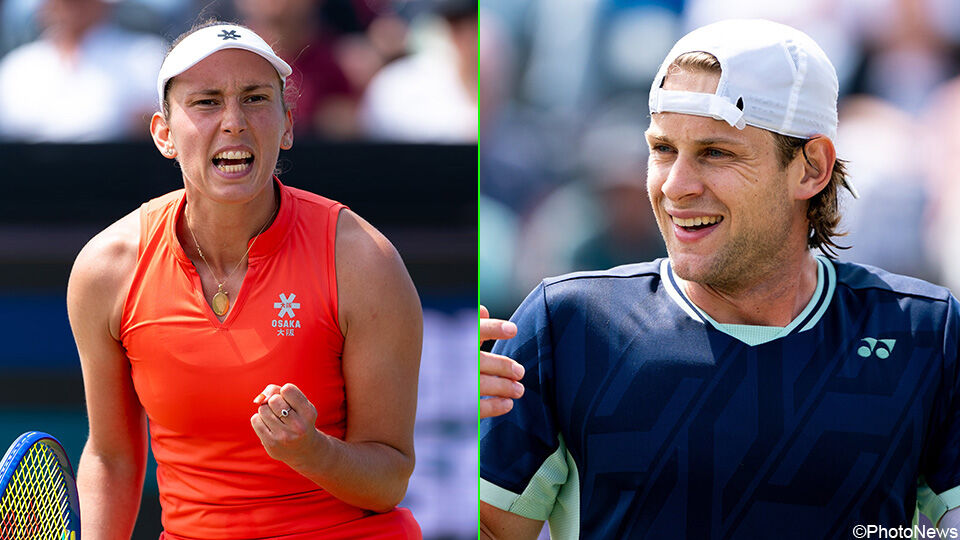 Elise Mertens en Zizou Bergs