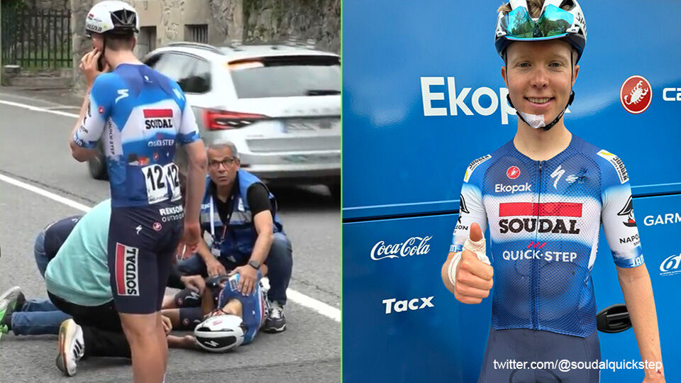 Mikel Landa en Gil Gelders