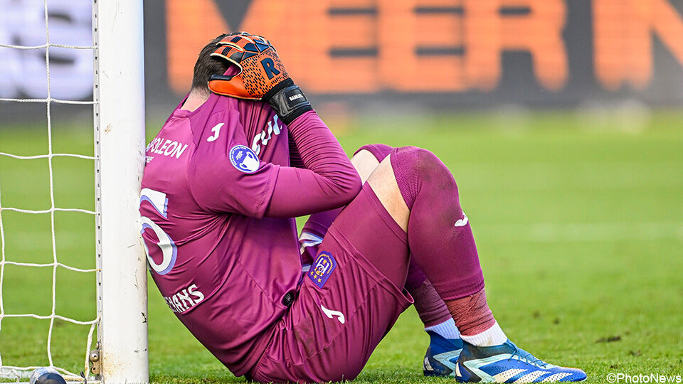Colin Coosemans kon zijn teleurstelling niet verbergen na de verloren bekerfinale.