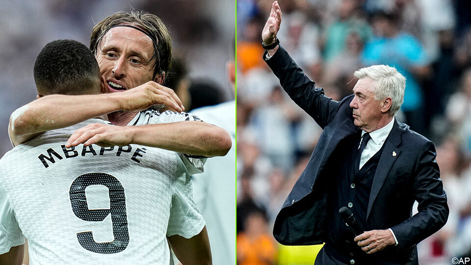 Mbappé bezorgt Modric en Ancelotti een mooi afscheid met 2 goals.