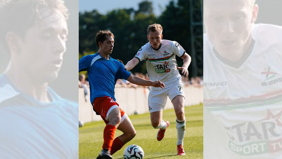 Spelers van OH Leuven aan de slag tijdens een oefenwedstrijd.